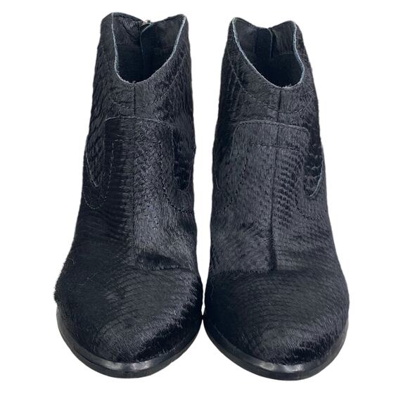 UGG Women’s Charlotte Black Snakeskin Embossed Ankle Boot Size US 9 - Picture 7 of 12